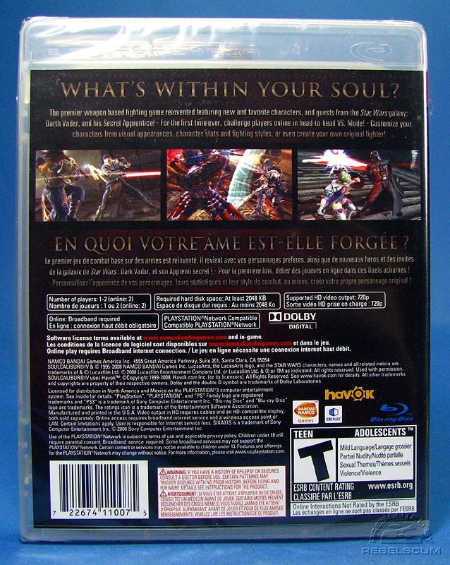 PS3 Version Front Cover