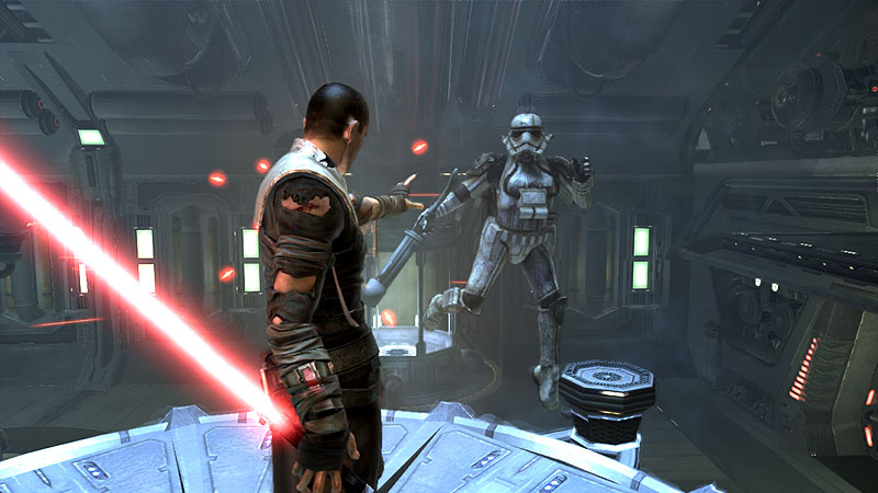 Levitating a Jumptrooper with the Force