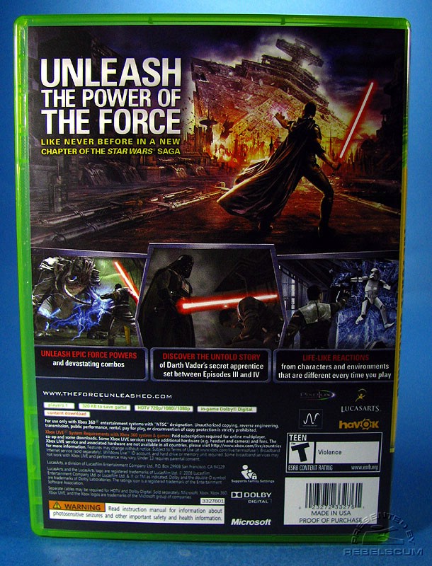 Xbox 360 Version Front Cover