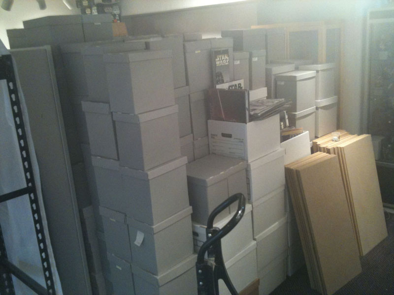 The boxes that were moved!!