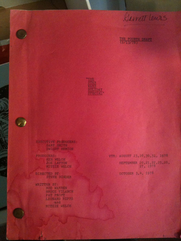 Original Script - Holiday Special