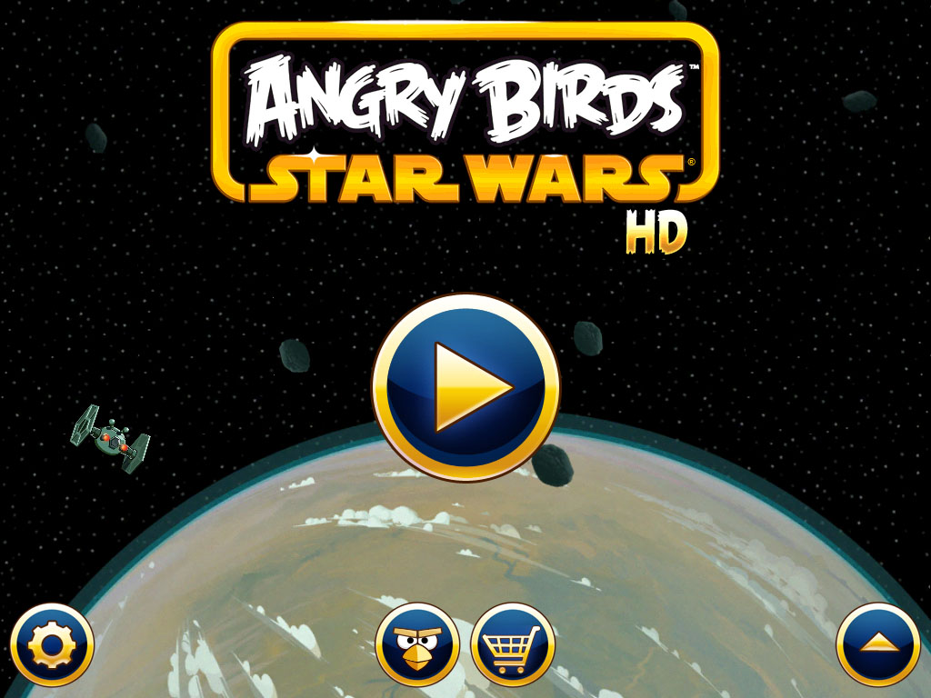 Angry Birds Star Wars-Title Screen