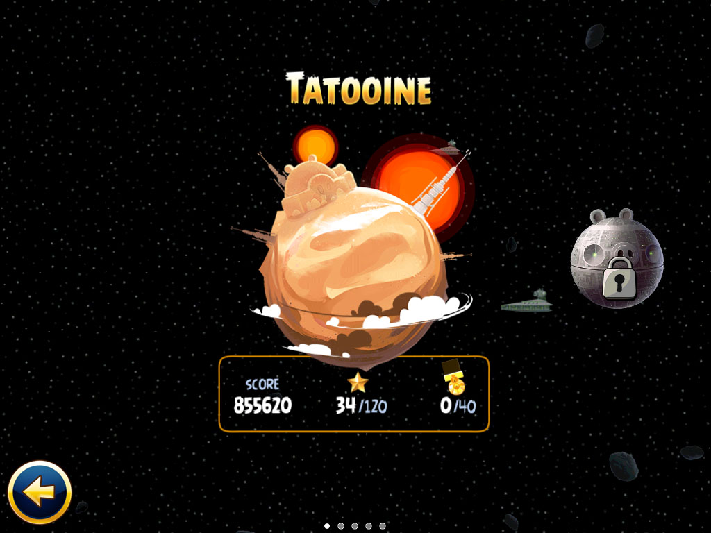 Angry Birds Star Wars-Tatooine Level