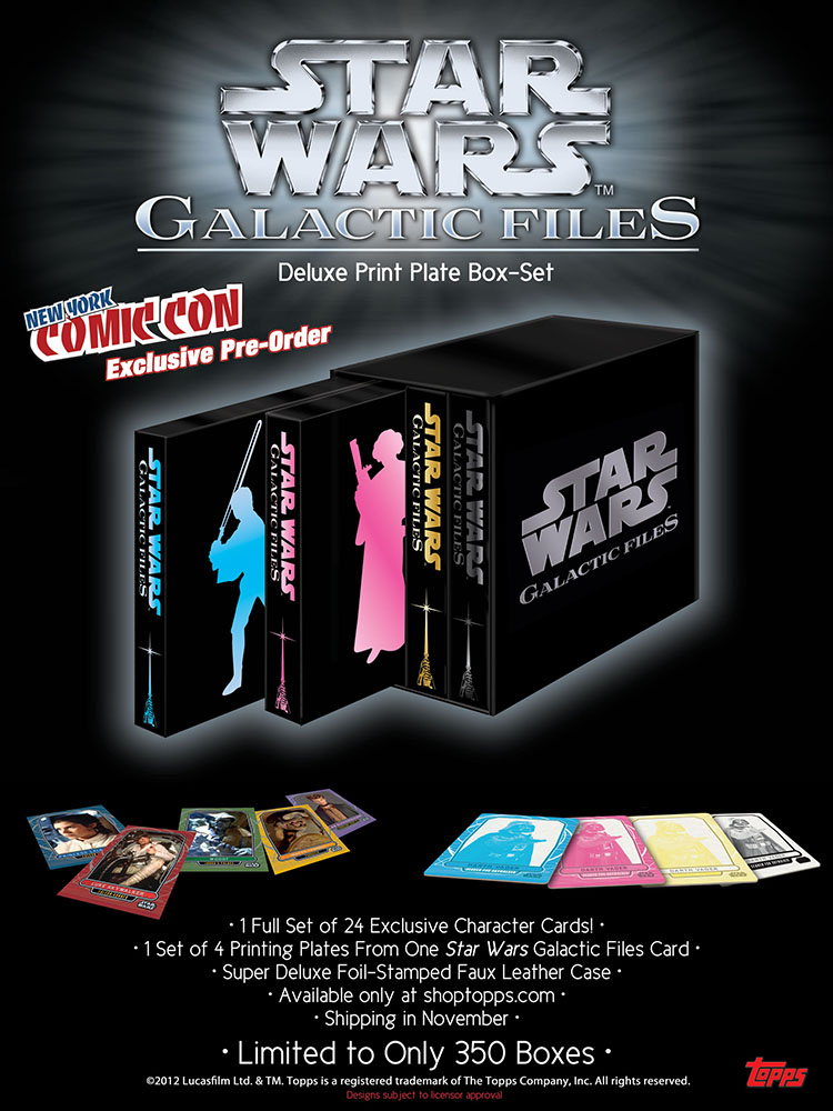 Galactic Files - Deluxe Print Plate Box Set