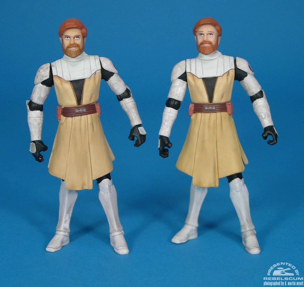 Left to Right: DVD Two Pack Obi-Wan, Single Carded Obi-Wan