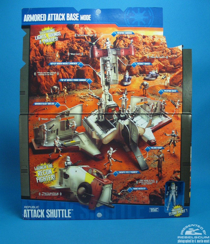 republic attack shuttle hasbro