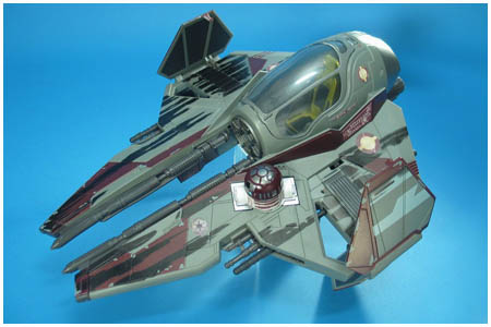 Hasbro Star Wars Vintage Class Ii Attack Vehicles Obi-WanS Jedi Starfighter Action Figure for sale online 