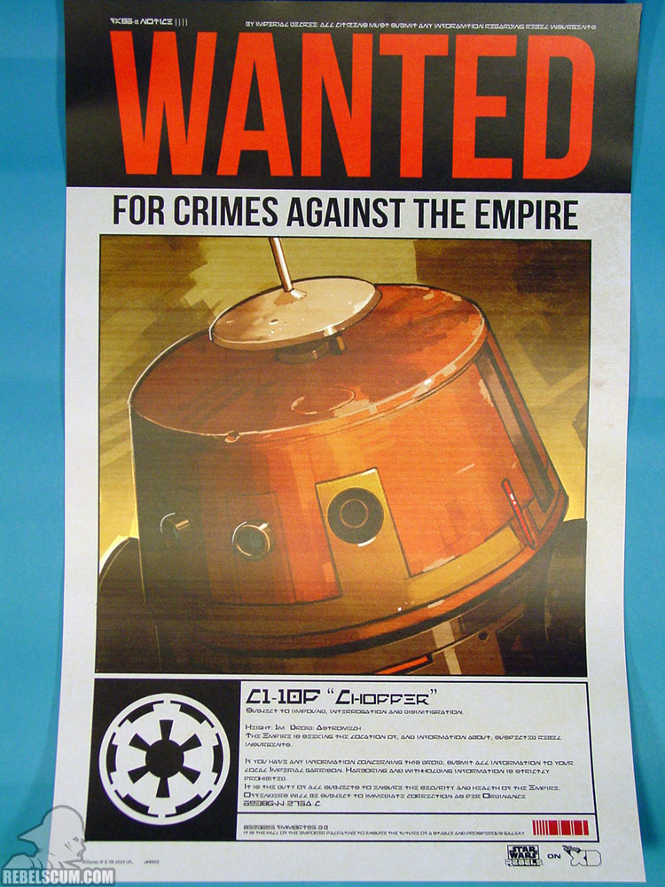 Rebels Wanted Poster - Chopper