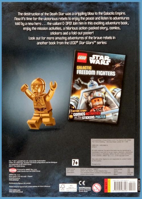 A New Galactic Hero - Back Cover