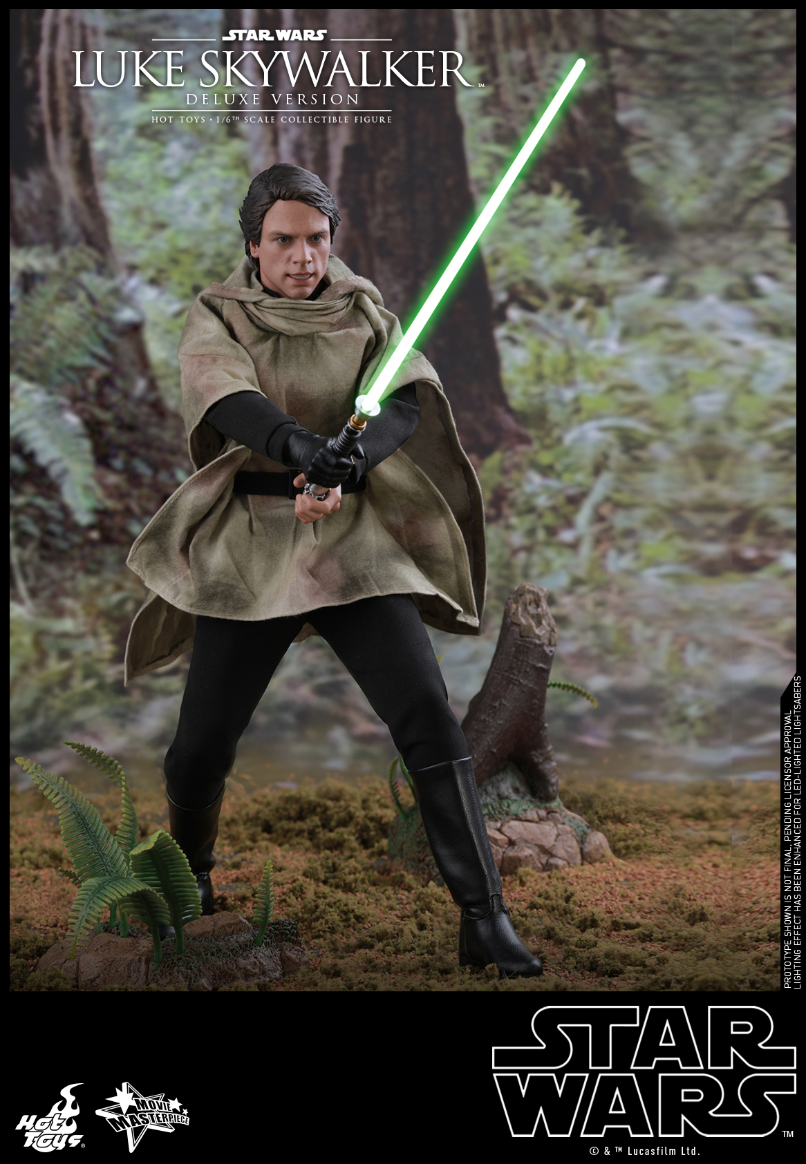 hot toys luke skywalker endor