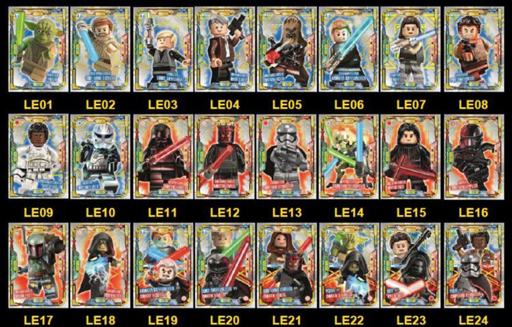 lego star wars trading card collection