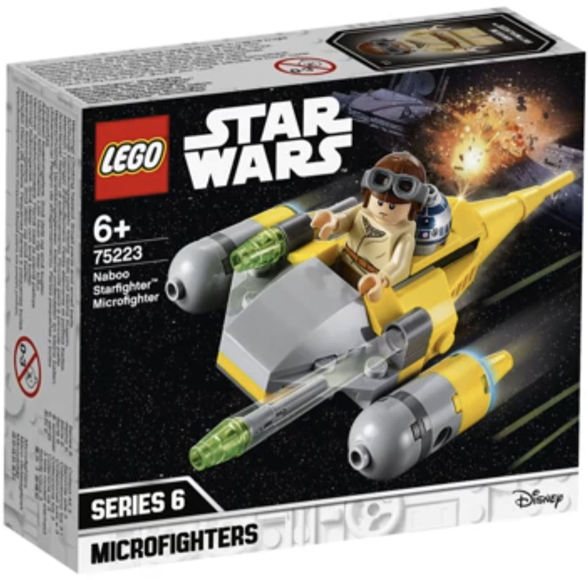 Minifiguras Lego Star Wars-Micro Placa Royal N-1 Starfighter Naboo Pilot 