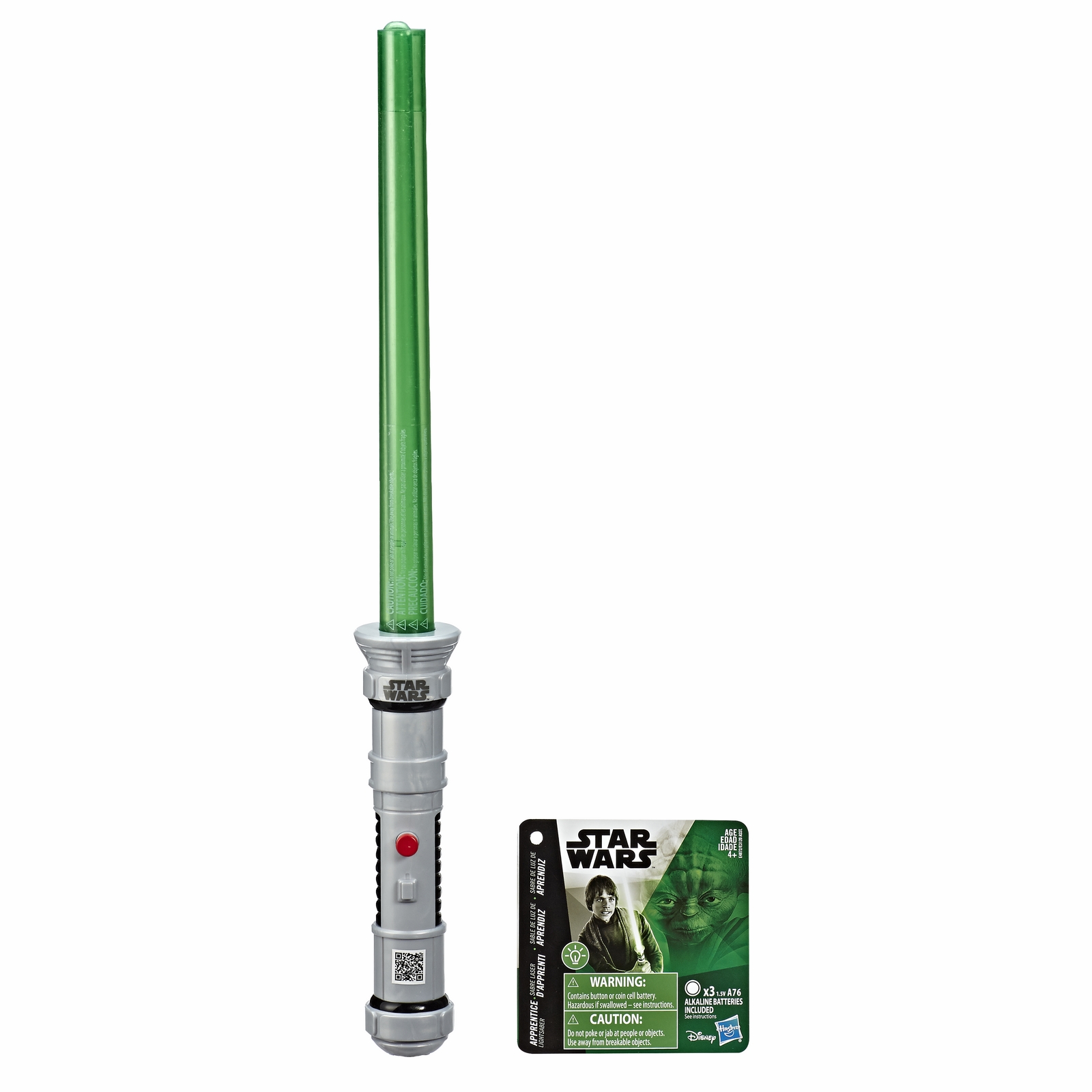 STAR WARS  LEVEL 1 EXTENDABLE LIGHTSABER Assortment GREEN - oop (2).jpg