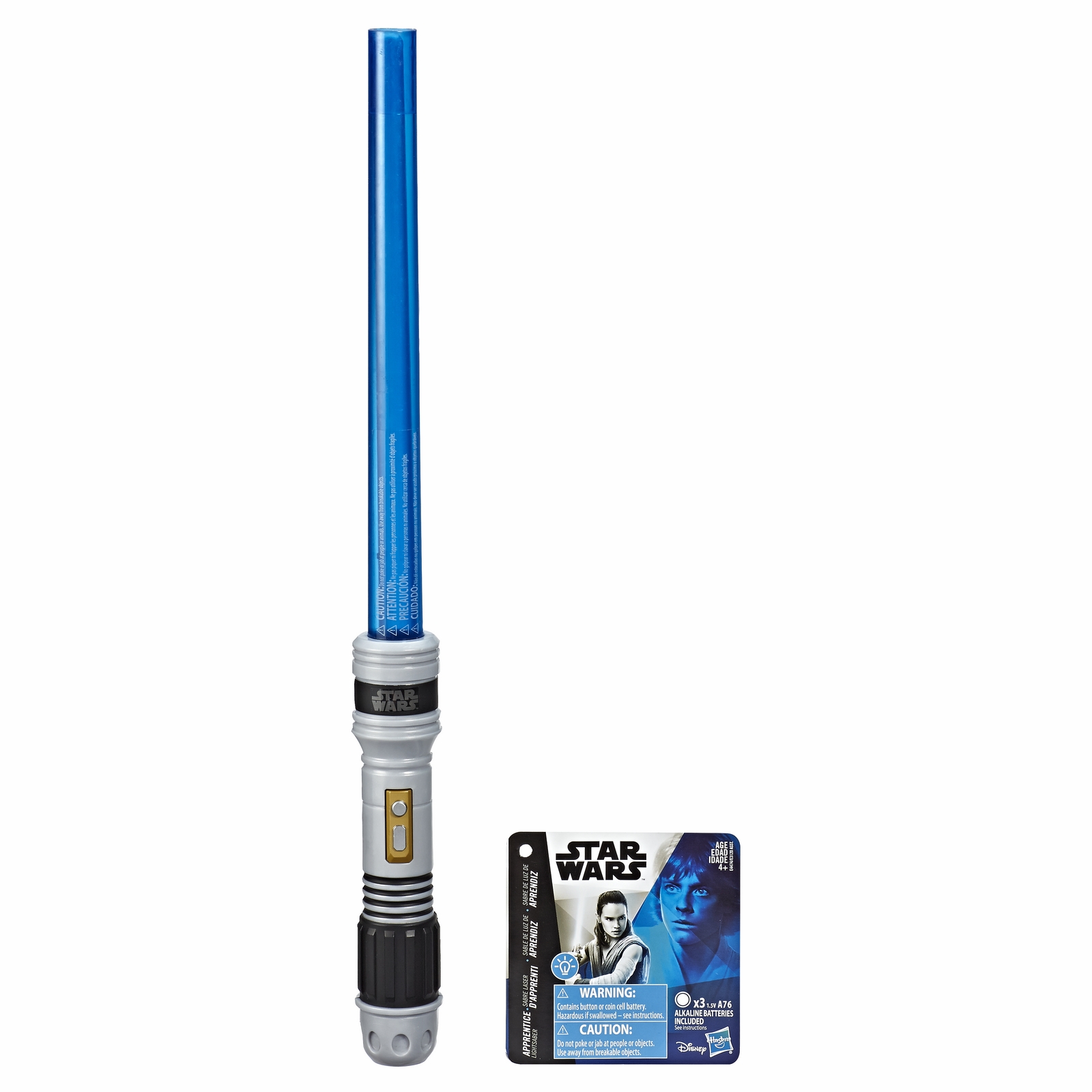 STAR WARS LEVEL 1 EXTENDABLE LIGHTSABER Assortment BLUE - oop (2).jpg