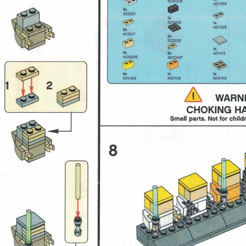 LEGO brand stores make and take luke skywalker instructions