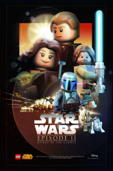 Star Wars Celebration 2015 exclusive LEGO Attack of the Clones poster