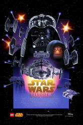 Star Wars Celebration 2015 exclusive LEGO The Empire Strikes Back poster