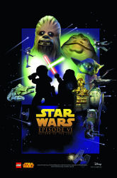 Star Wars Celebration 2015 exclusive LEGO Return of the Jedi poster