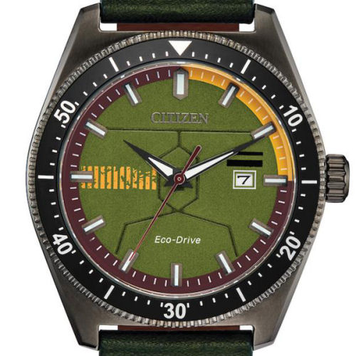 Citizen Star Wars Boba Fett watch - back