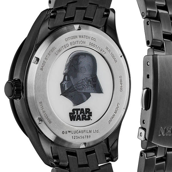 Citizen Star Wars Darth Vader watch - back