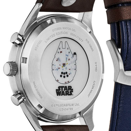 Citizen Star Wars Han Solo watch - back
