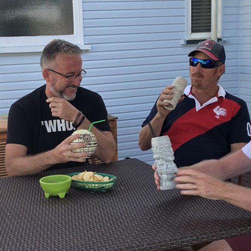 All this planning was thirsty work so refreshments were called for.