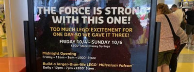 LEGO Disney Springs store triple force friday event