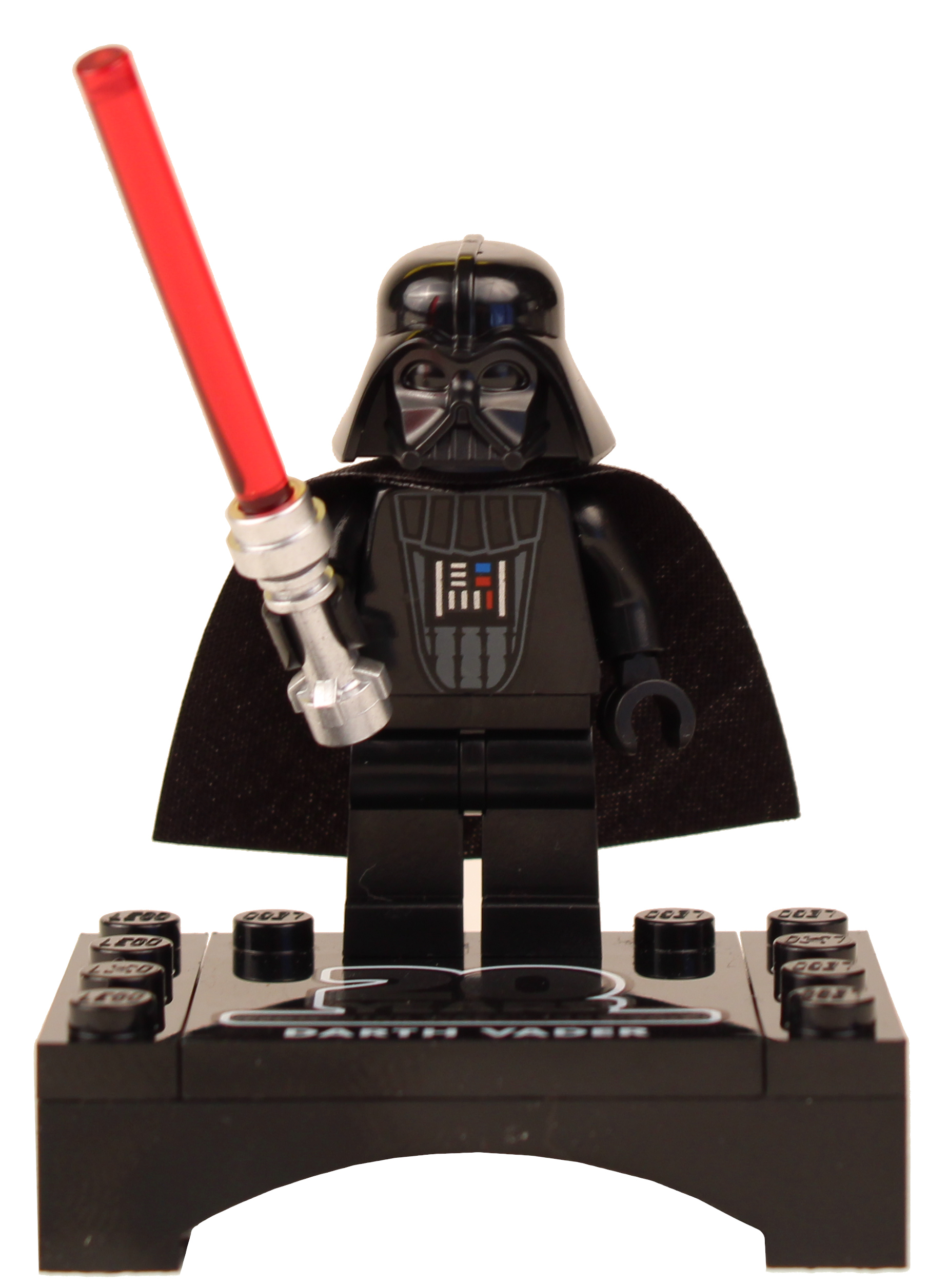 New LEGO STAR WARS 20th Anniversary Darth Vader Minifig w/ Stand 
