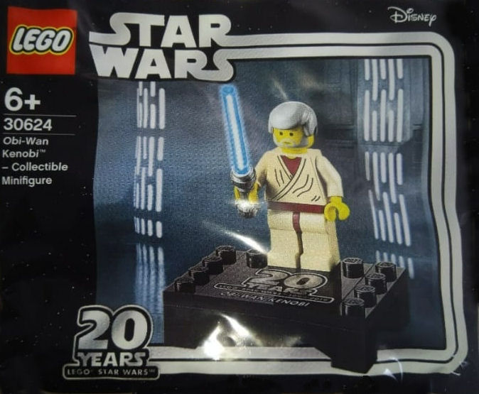 SEALED NEW Lego Star Wars Obi Wan Kenobi 20th Anniversary 30624 Polybag 