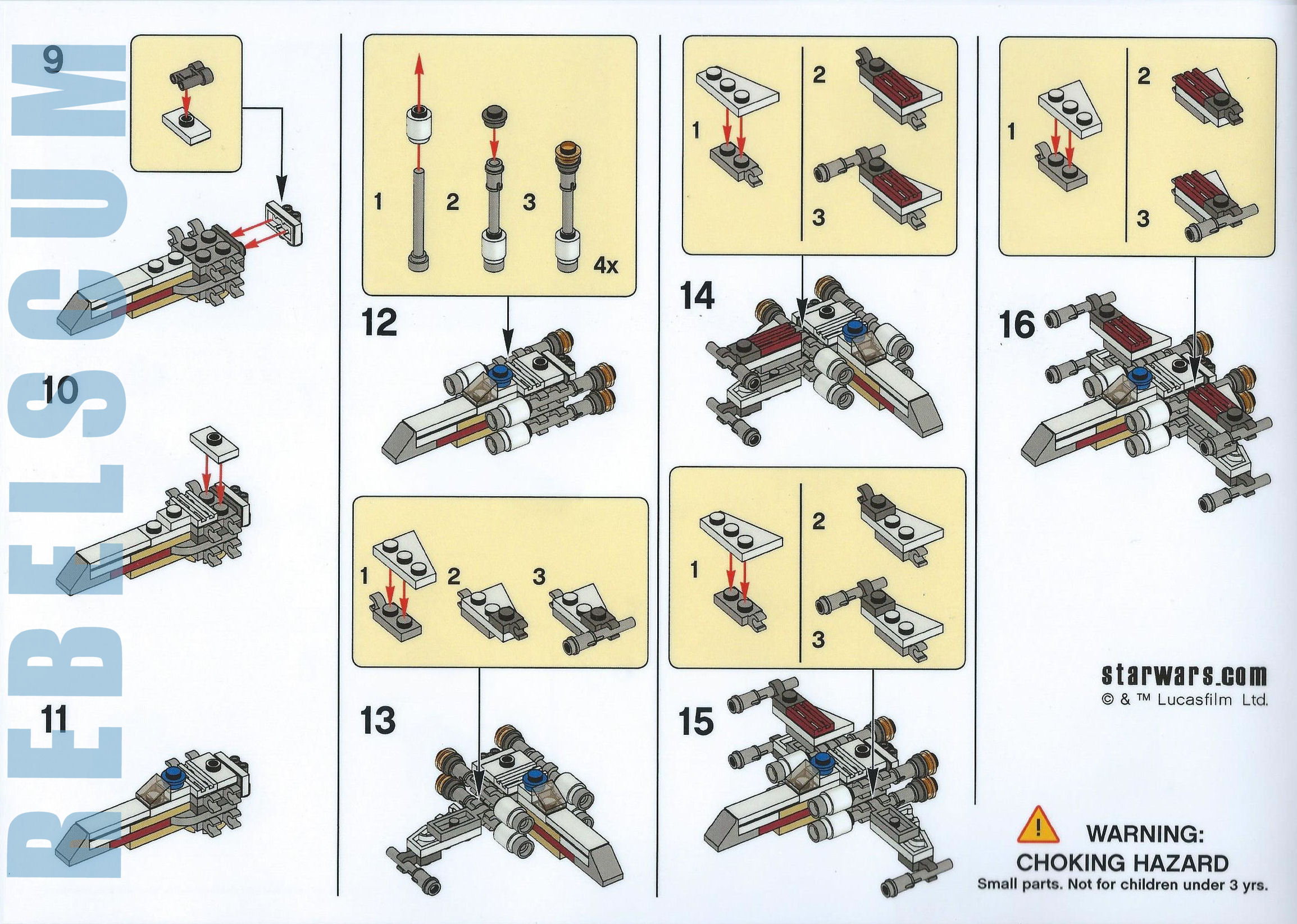 Rebelscum LEGO X Wing Make Take Build