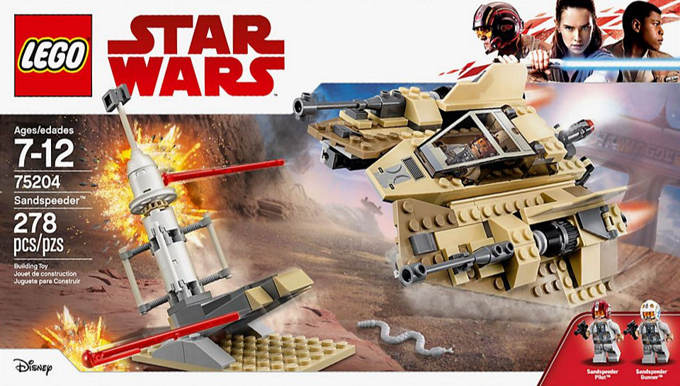 LEGO Star Wars 75204 Sandspeeder revealed from The Last Jedi [News