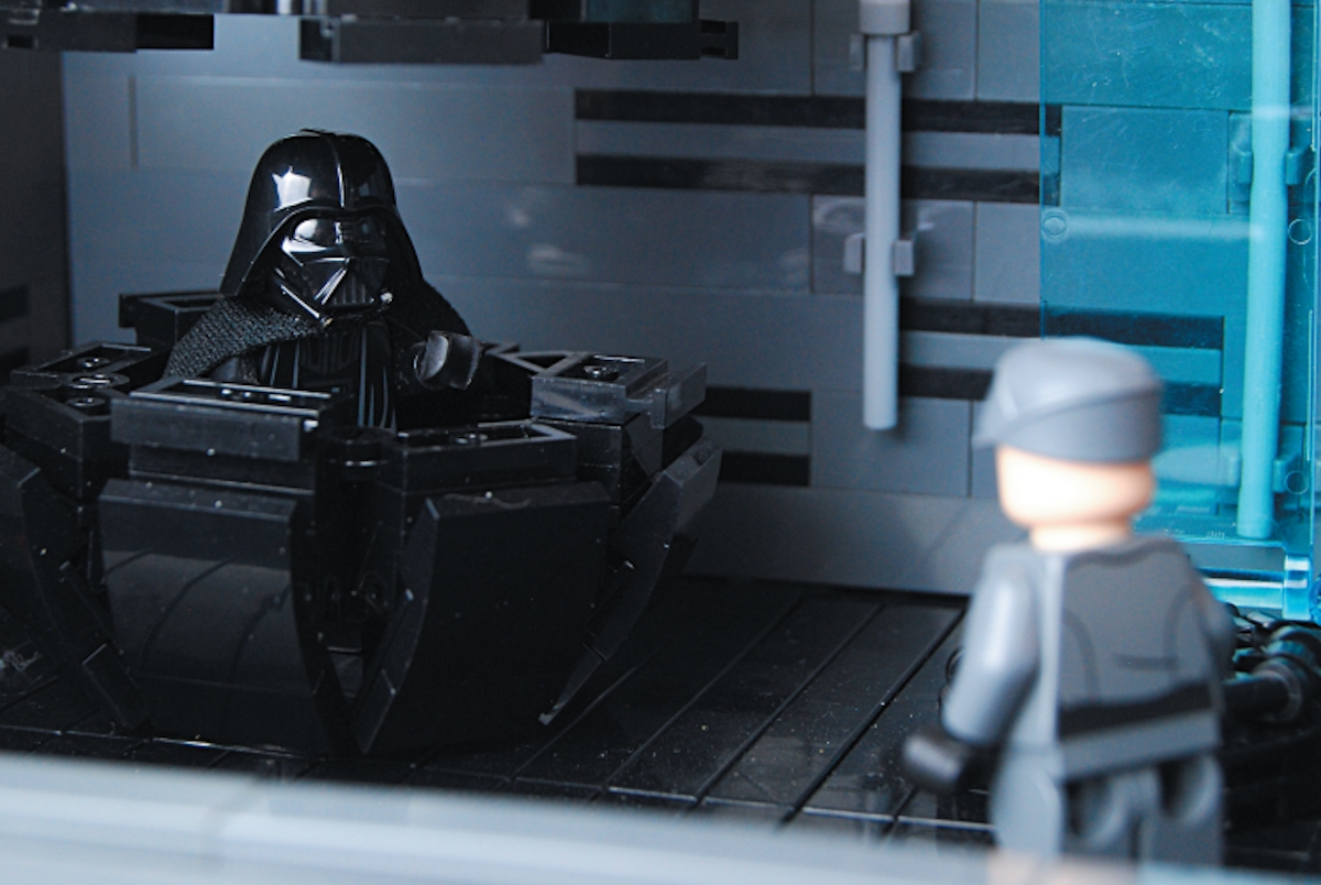 lego darth vader meditation chamber