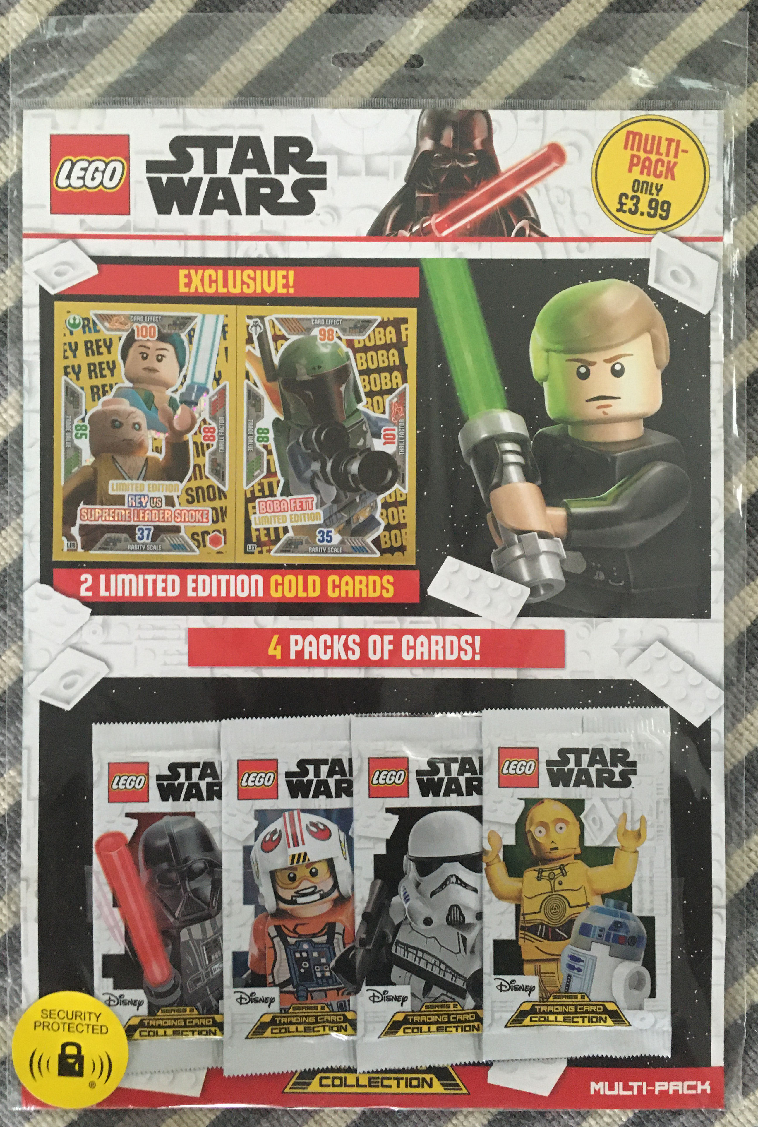 Lego® Star Wars™ Trading Cards Blister mit LE 20 Luke Skywalker vs Darth Vader