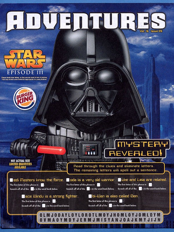 Burger King Star Wars Adventures