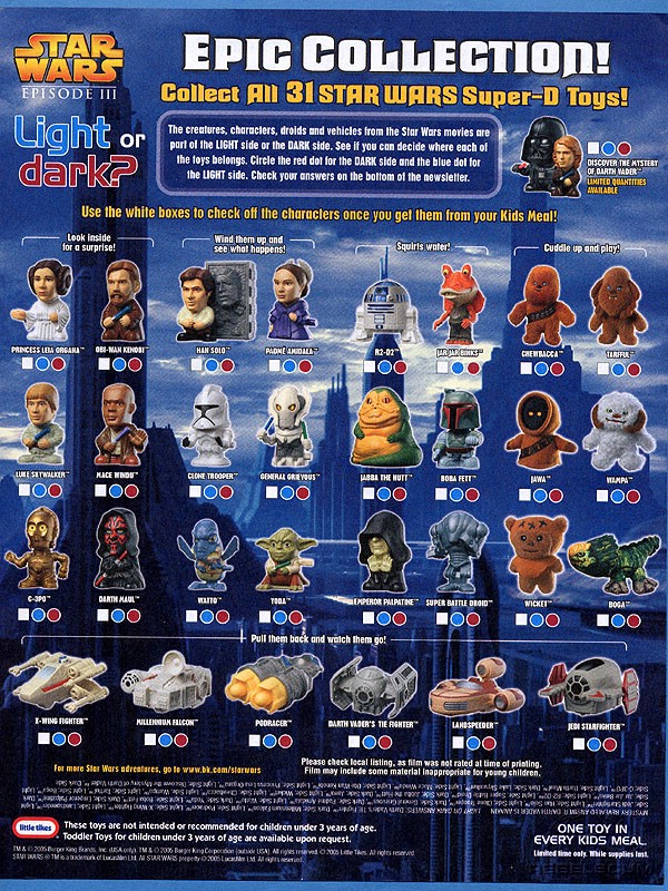 Burger King Star Wars Adventures