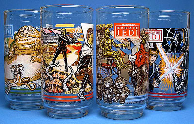 star wars glasses from burger king