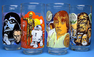 star wars glass cups