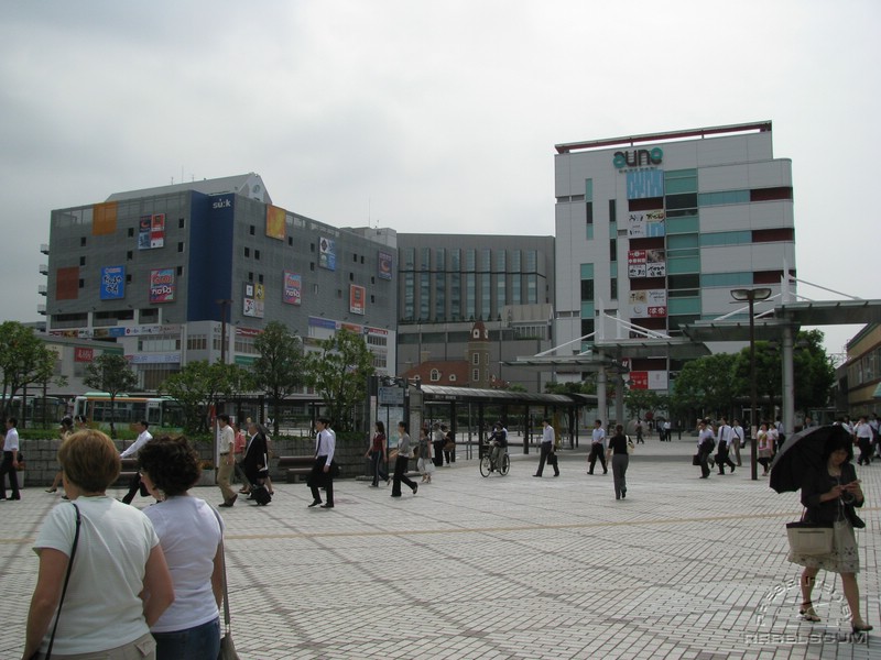 One of Chiba's shopping centers outside of the train station