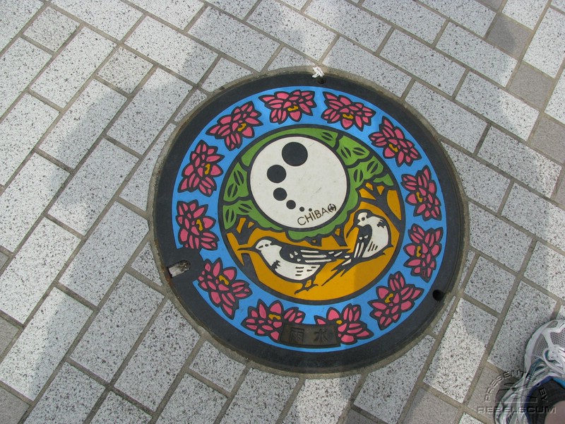 A decorative manhole cover!