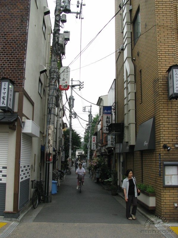 Some side street shops