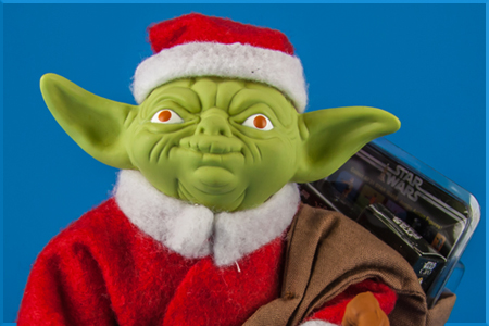 Yoda (Holiday Edition) Jumbo Kenner Figure from Gentle Giant Yoda (Holiday Edition) Jumbo Kenner Figure from Gentle Giant