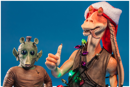 Jar Jar Binks with W. Wald - 2012 Holiday Deluxe Mini Bust Set Jar Jar Binks with W. Wald - 2012 Holiday Deluxe Mini Bust Set