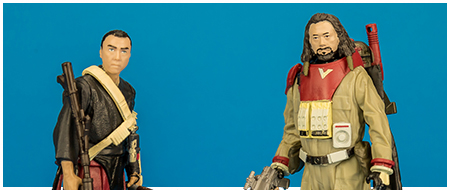 CHIRRUT IMWE & BAZE MALBUS Star Wars The Last Jedi Force Link Figure 2-Pack NIB 