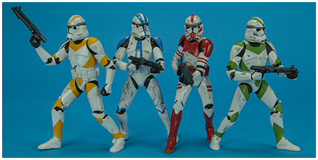 Entertainment Earth exclusive 6-inch The Black Series Clone Trooper four pack from Hasbro