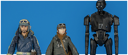 Jyn Erso, Cassian Andor & K-2SO Walmart Exclusive 3-Pack from Hasbro's Rogue One Collection Jyn Erso, Cassian Andor & K-2SO Walmart Exclusive 3-Pack from Hasbro's Rogue One Collection