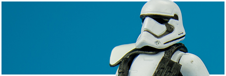 First Order Stormtrooper Squad Leader from Hasbro's Star Wars: The Force Awakens collection First Order Stormtrooper Squad Leader from Hasbro's Star Wars: The Force Awakens collection