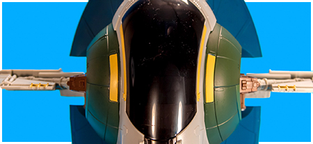 Jango Fett's Slave I Saga Legends Class II vehicle from Hasbro