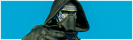 Kylo Ren from the first wave of action figures in Hasbro's Star Wars: The Force Awakens collection Kylo Ren from the first wave of action figures in Hasbro's Star Wars: The Force Awakens collection