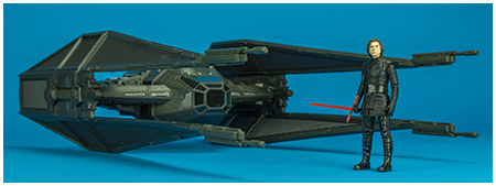 Kylo Ren's TIE Silencer with Kylo Ren (TIE Pilot)- The Last Jedi Star Wars Universe action figure collection from Hasbro