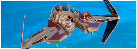 Obi-Wan Kenobi's Jedi Starfighter 2013 Saga Legends Class II vehicle from Hasbro Obi-Wan Kenobi's Jedi Starfighter 2013 Saga Legends Class II vehicle from Hasbro
